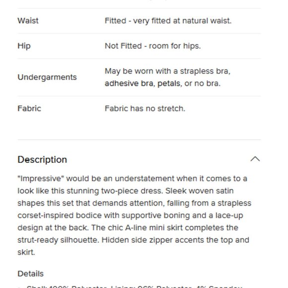 Lulu's Paget Black Satin Bustier Two-Piece Mini Dress - Picture 6 of 7